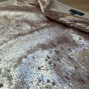 Banana Republic Rose Gold Sequin Skirt